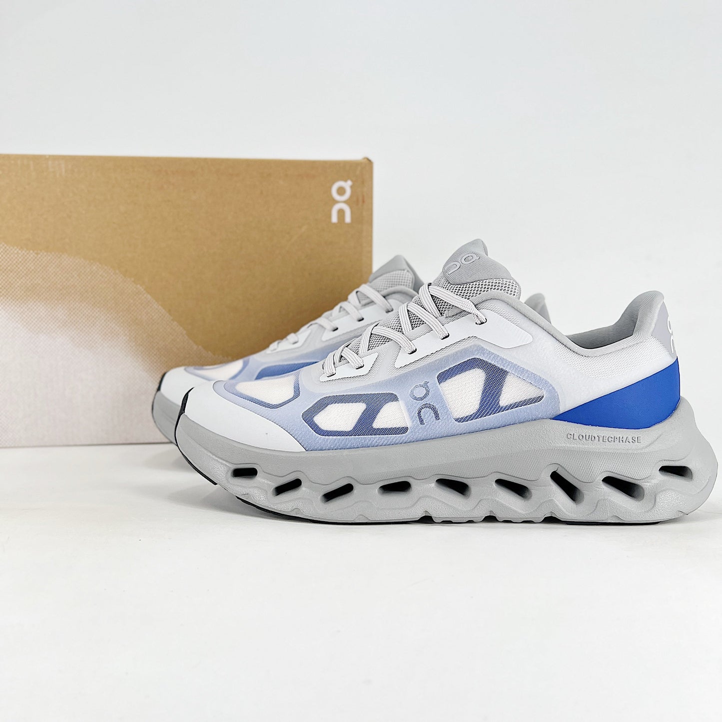 On Cloudtilt Remix – White & Cobalt Blue Men's Comfortable Soft Running & Lifestyle Shoes