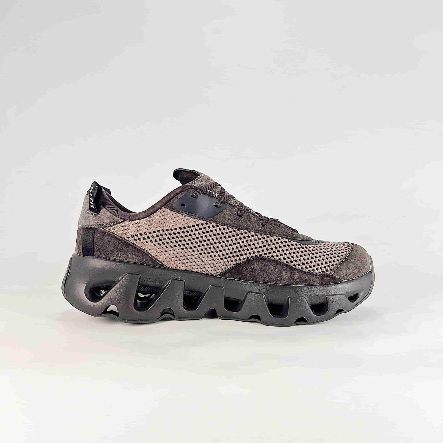 On Running x KITH Cloudrift – Dark Chocolate Brown & Taupe Unisex Limited Edition Lifestyle Shoes