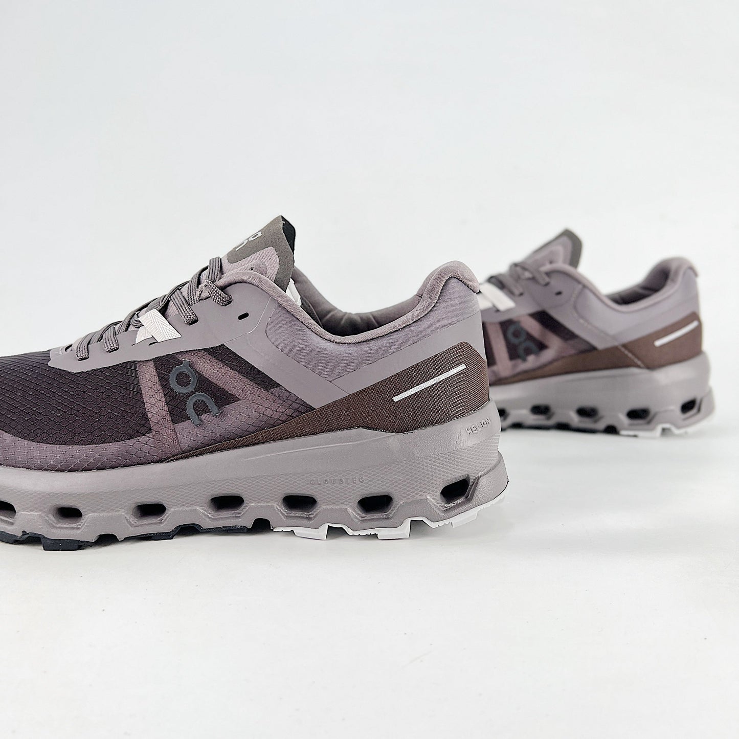 On Running Cloudnova – Grey, Black & Mocha Brown Unisex Lifestyle Running Shoes