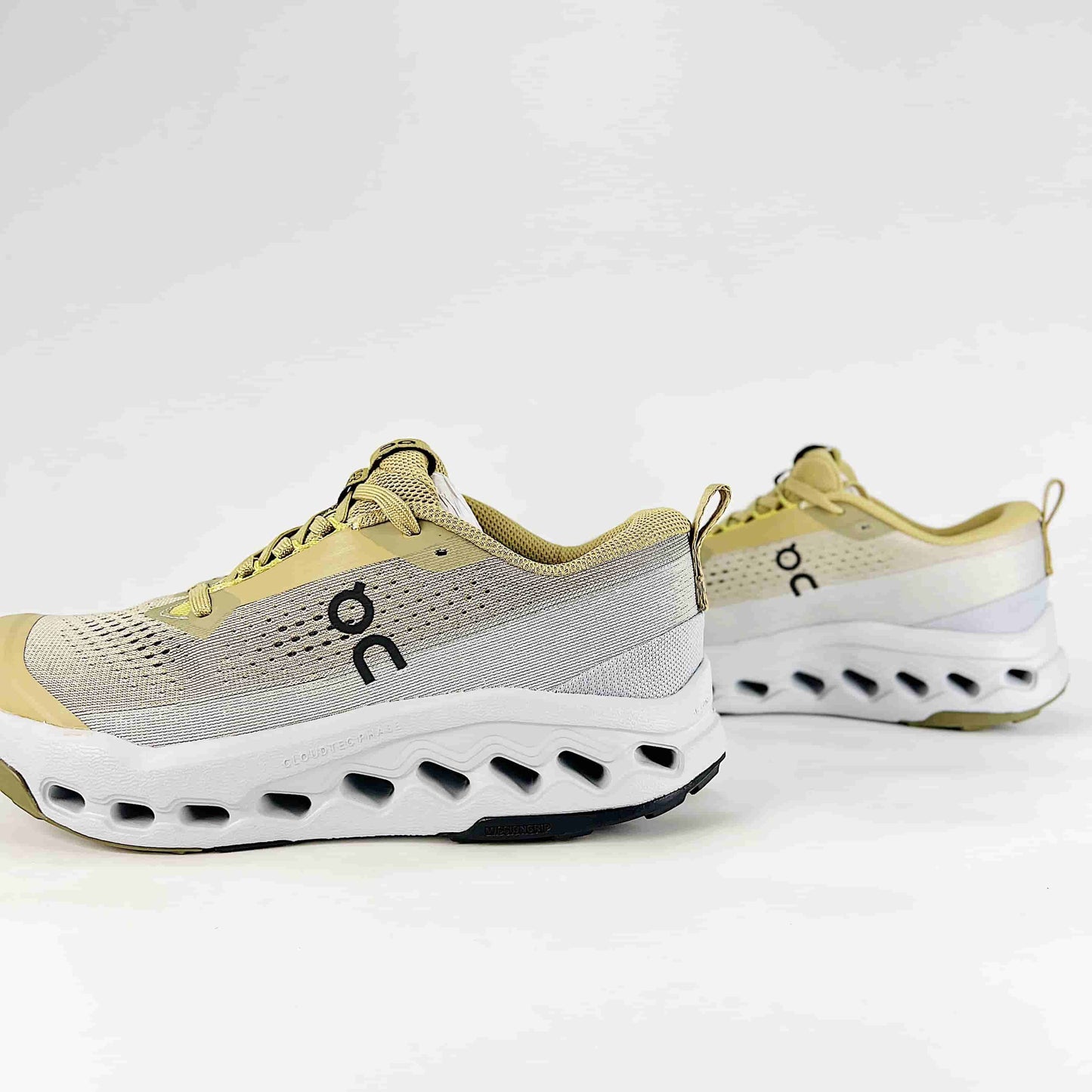 On Cloudmonster – Olive Yellow & Sand Unisex Lightweight Breathable Comfortable Running Shoes