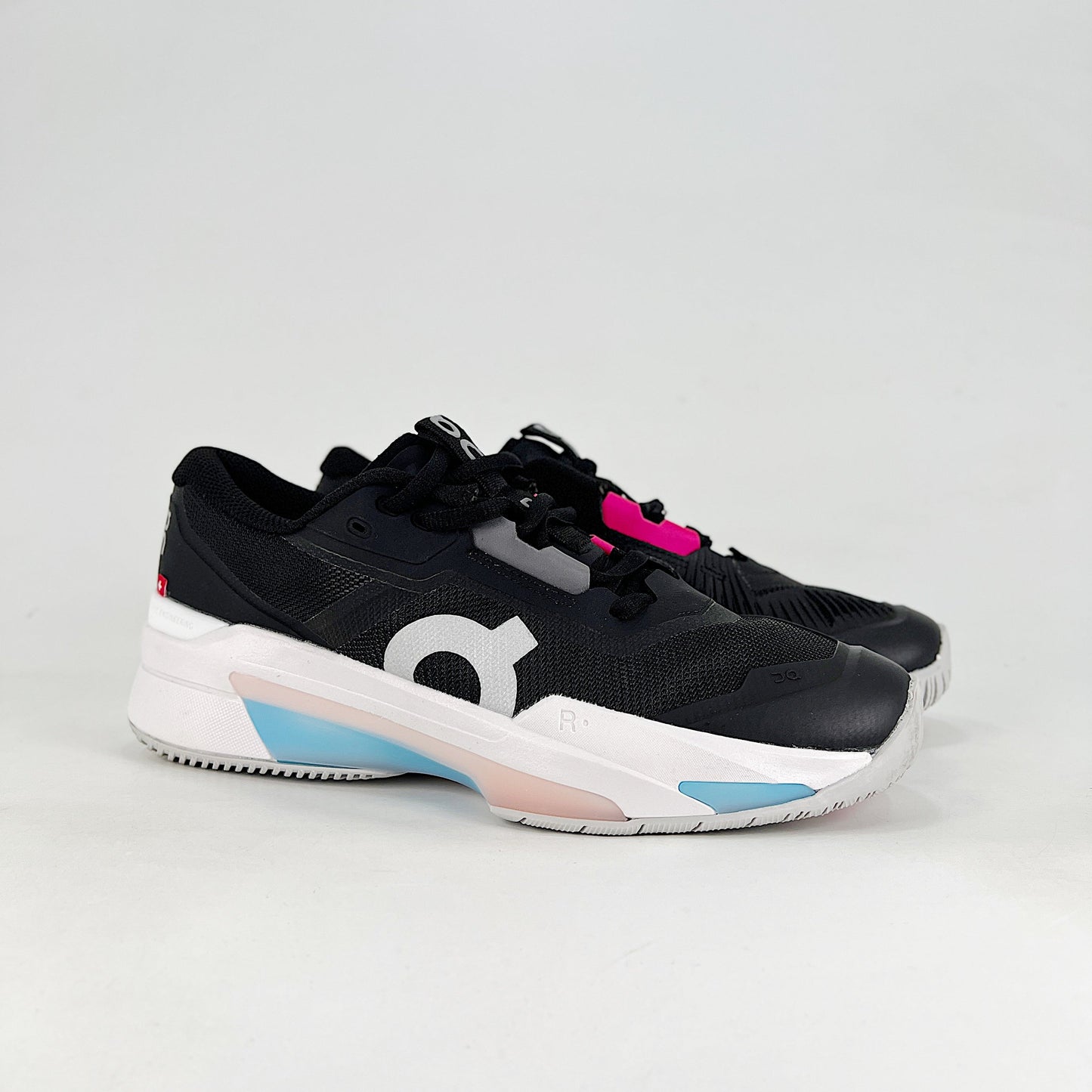 On The Roger Pro Fire – Black & Hot Pink Unisex Breathable Anti-Slip Tennis Shoes