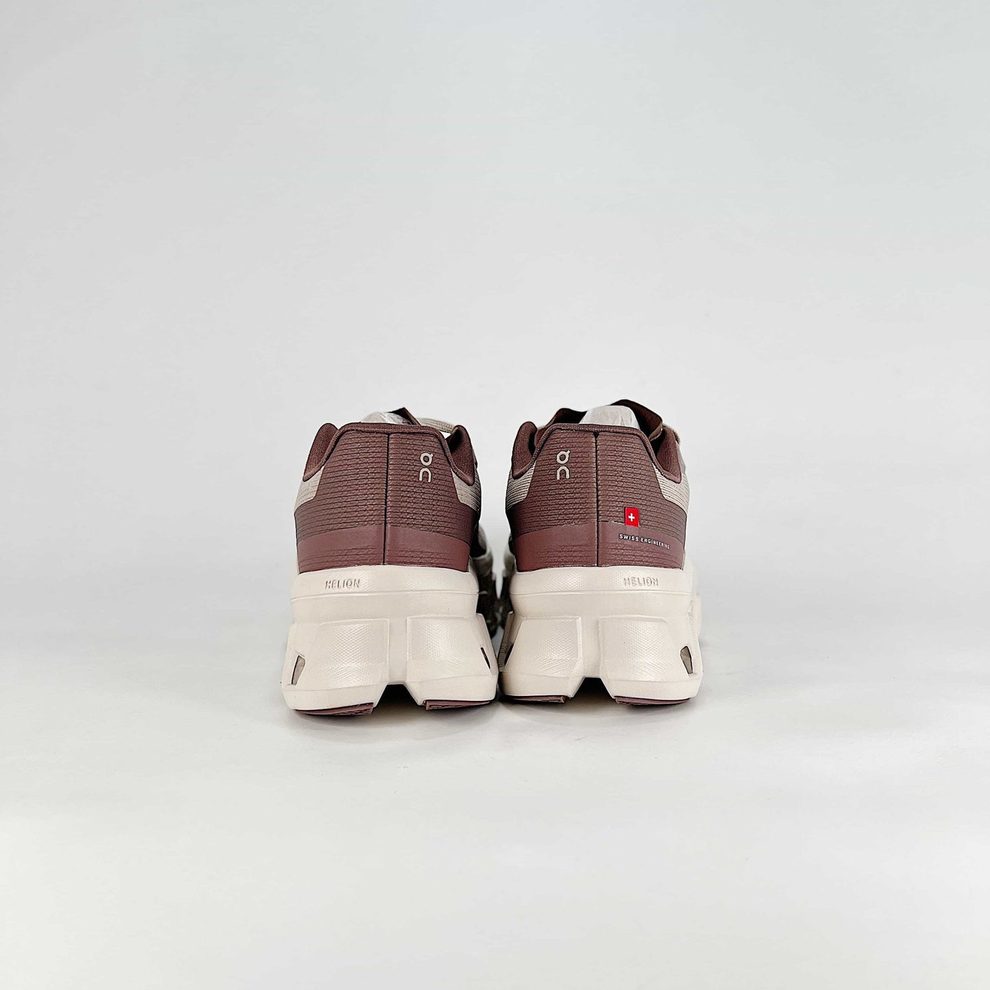 On Running Cloudmonster – Sand & Mocha Unisex Maximum Cushion Running Shoes