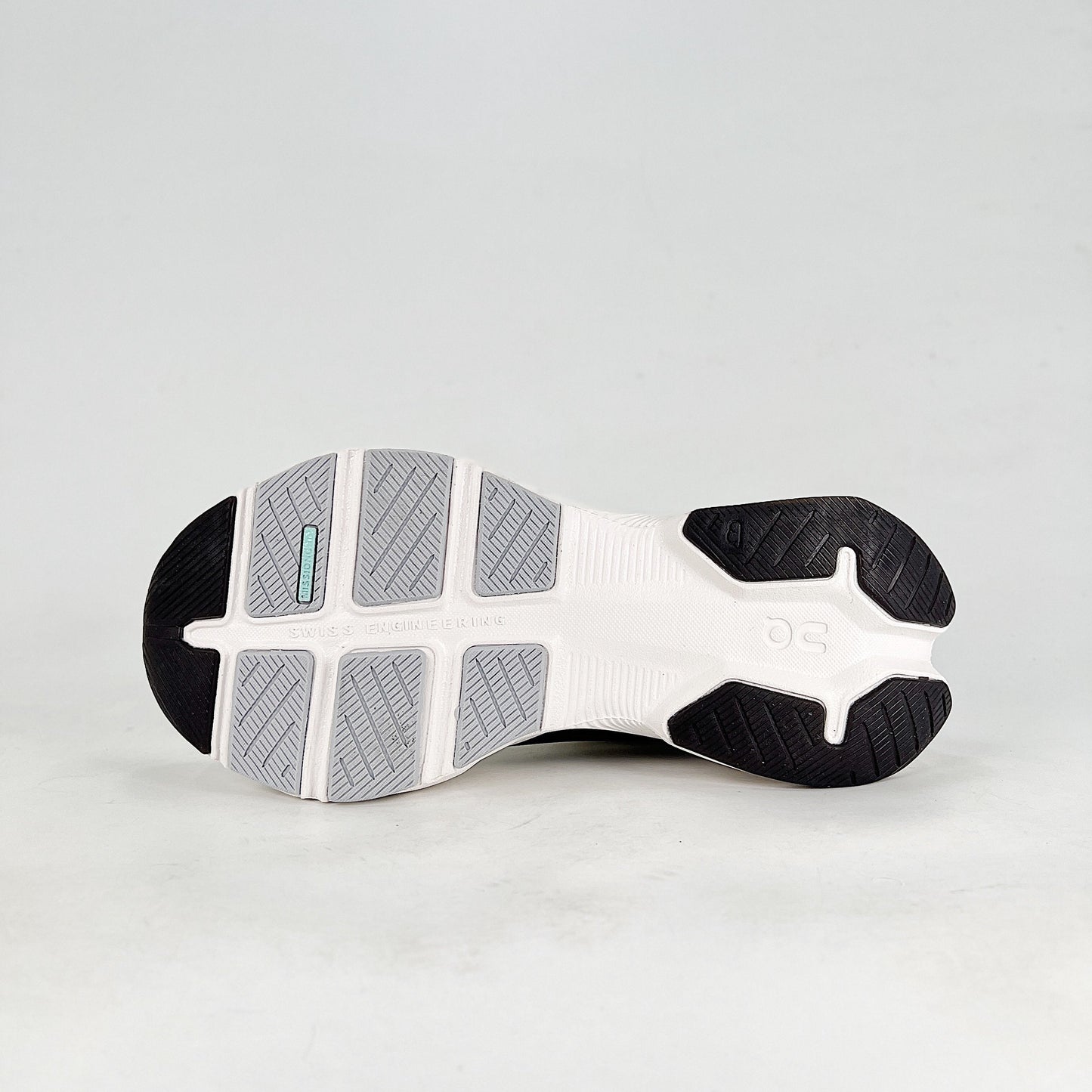 On Running Cloudmonster – White & Black Unisex Maximum Cushion Running Shoes