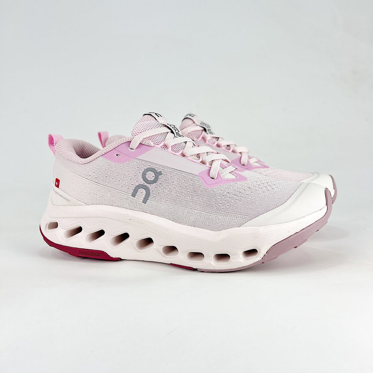 On Cloudsurfer – Pearl Pink & Lavender Women’s Lightweight Breathable Comfortable Running Shoes
