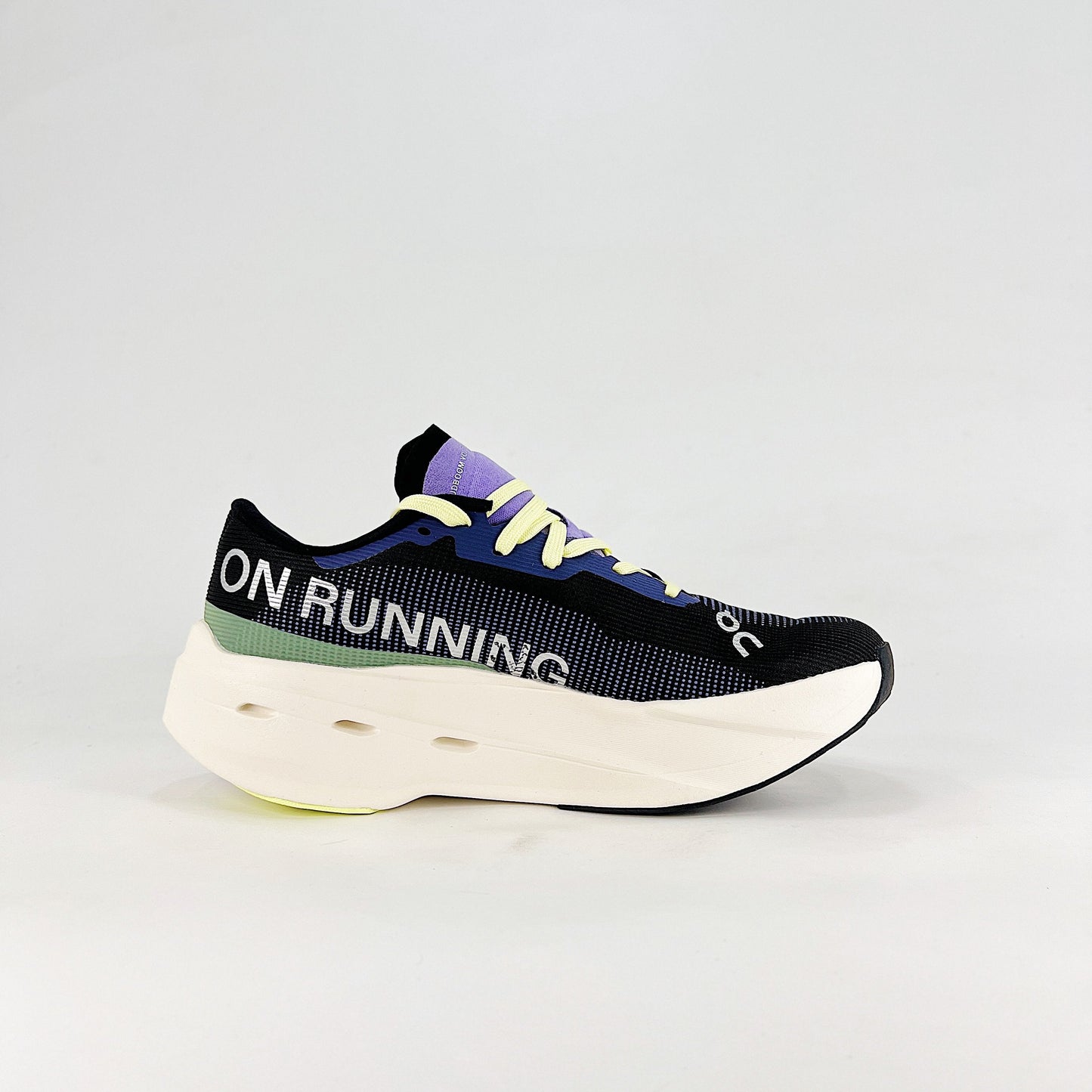On Running Cloudeclipse – Black, Indigo & Neon Women's High-Performance Running Shoes