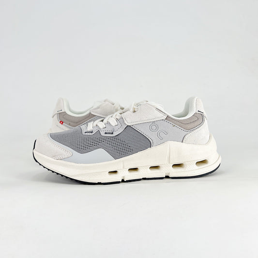 On Cloudnova Form – Steel Grey & Ice Grey Unisex Retro-Inspired Lightweight Comfortable Durable Lifestyle Sneakers