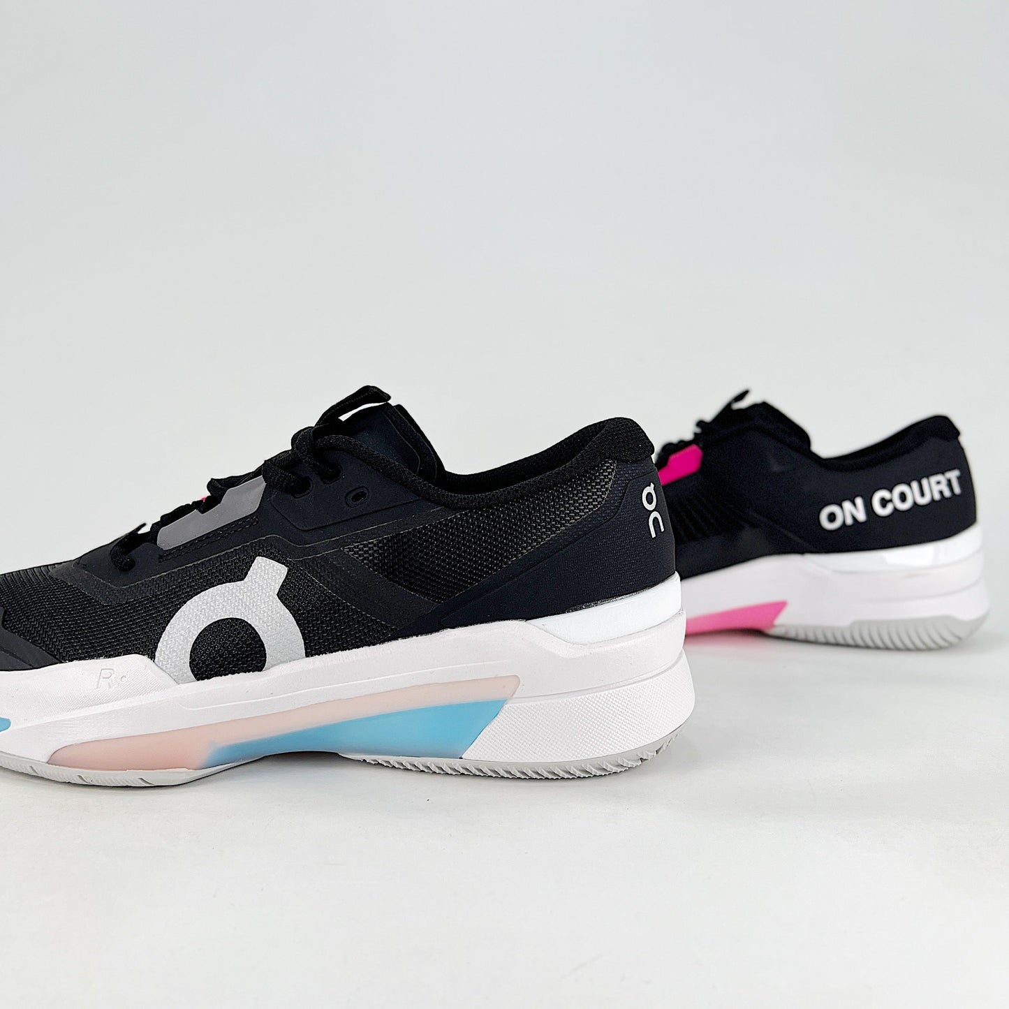 On The Roger Pro Fire – Black & Hot Pink Unisex Breathable Anti-Slip Tennis Shoes