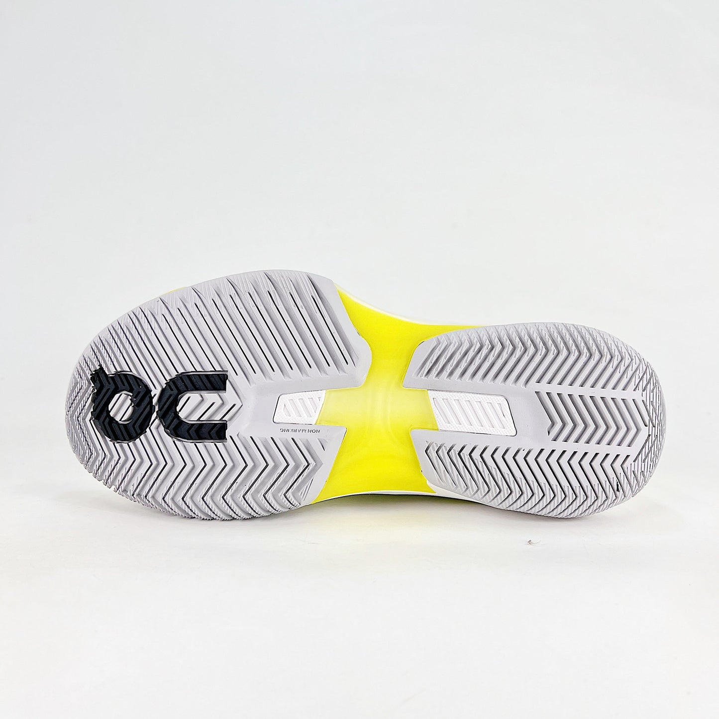 On The Roger Pro Fire – Ivory White & Neon Yellow Unisex Breathable Anti-Slip Tennis Shoes