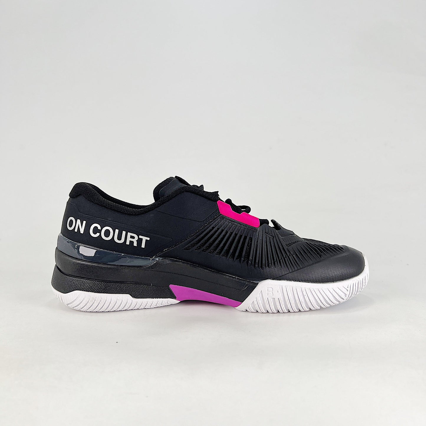 On The Roger Slam – Black & Violet Purple Unisex Breathable Anti-Slip Tennis Shoes