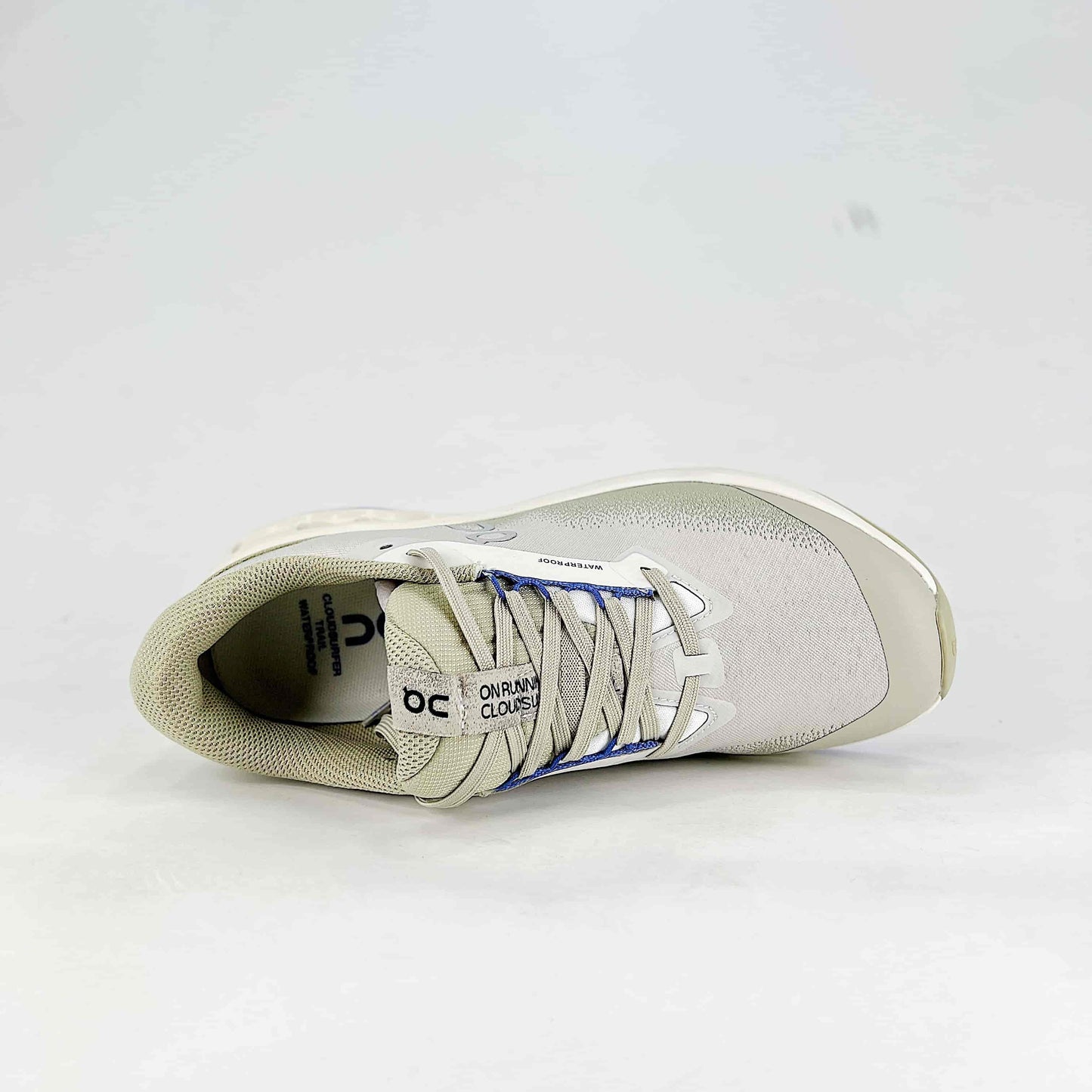 On Cloudsurfer Trail 2 Waterproof – Sand & Sage Green Unisex Soft Cushioned Waterproof Trail Running Shoes