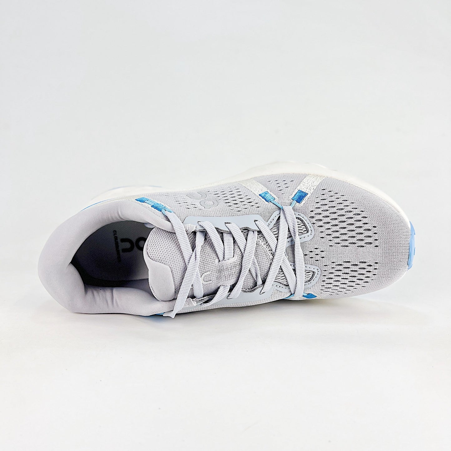 On Cloudsurfer 2 – Ice Grey & Azure Blue Unisex Soft Cushioned Breathable Running Shoes