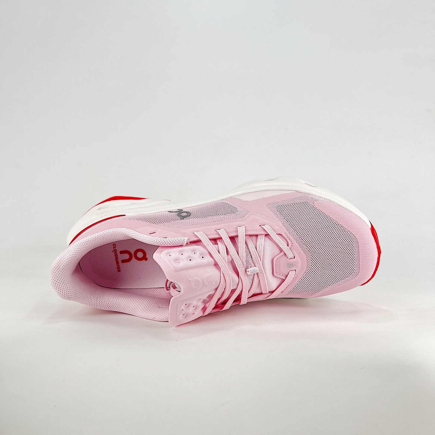On Running Cloudmonster – Blossom & Red Women's Maximum Cushion Running Shoes