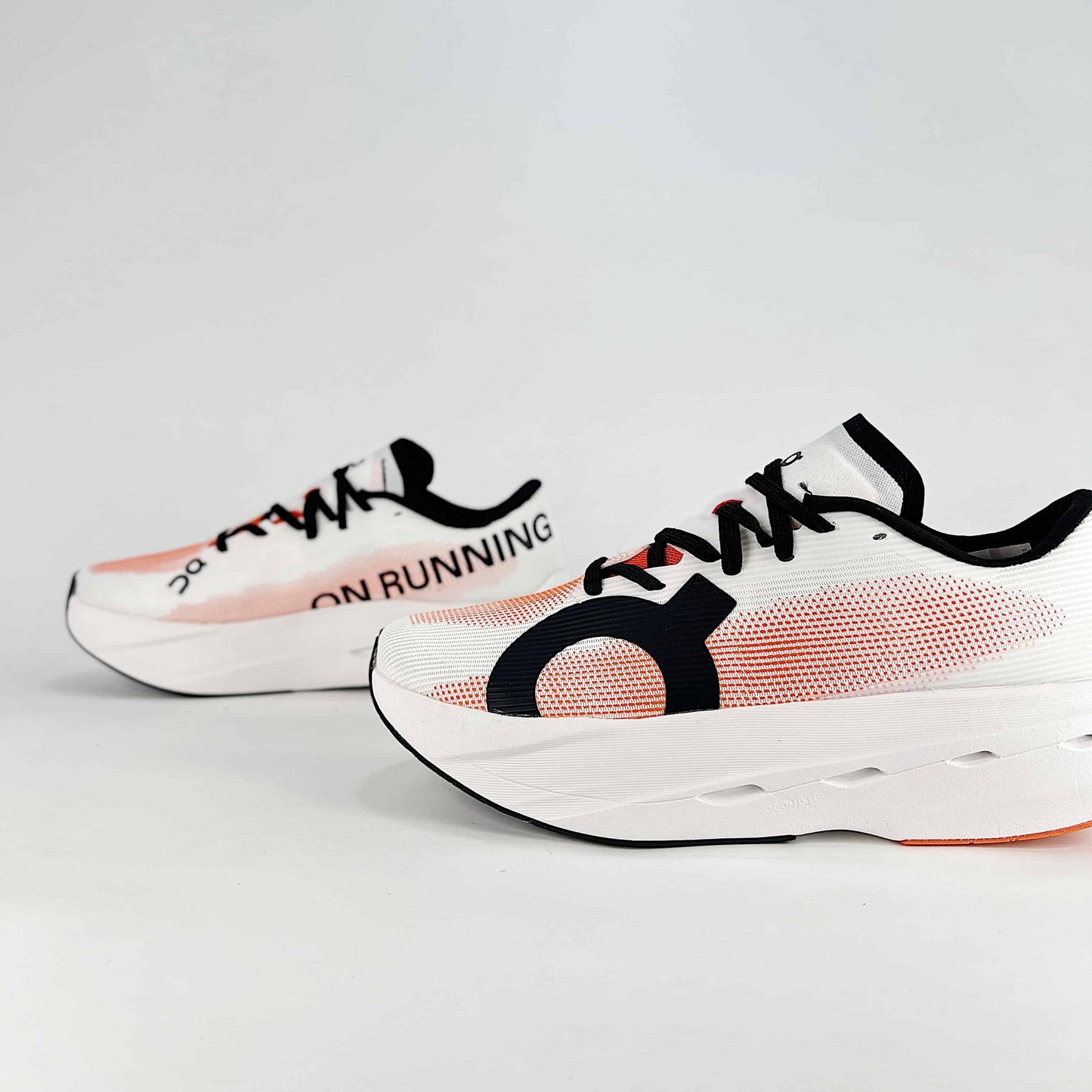 On Running Cloudboom Echo – White & Flame Men's Lightweight Racing Shoes