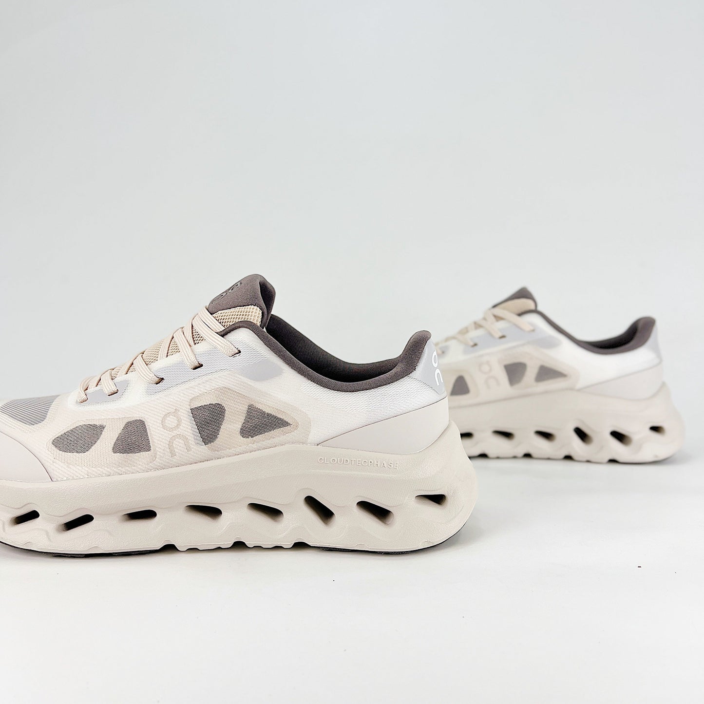 On Cloudtilt Remix – Pearl White & Mocha Grey Unisex Comfortable Soft Running & Lifestyle Shoes