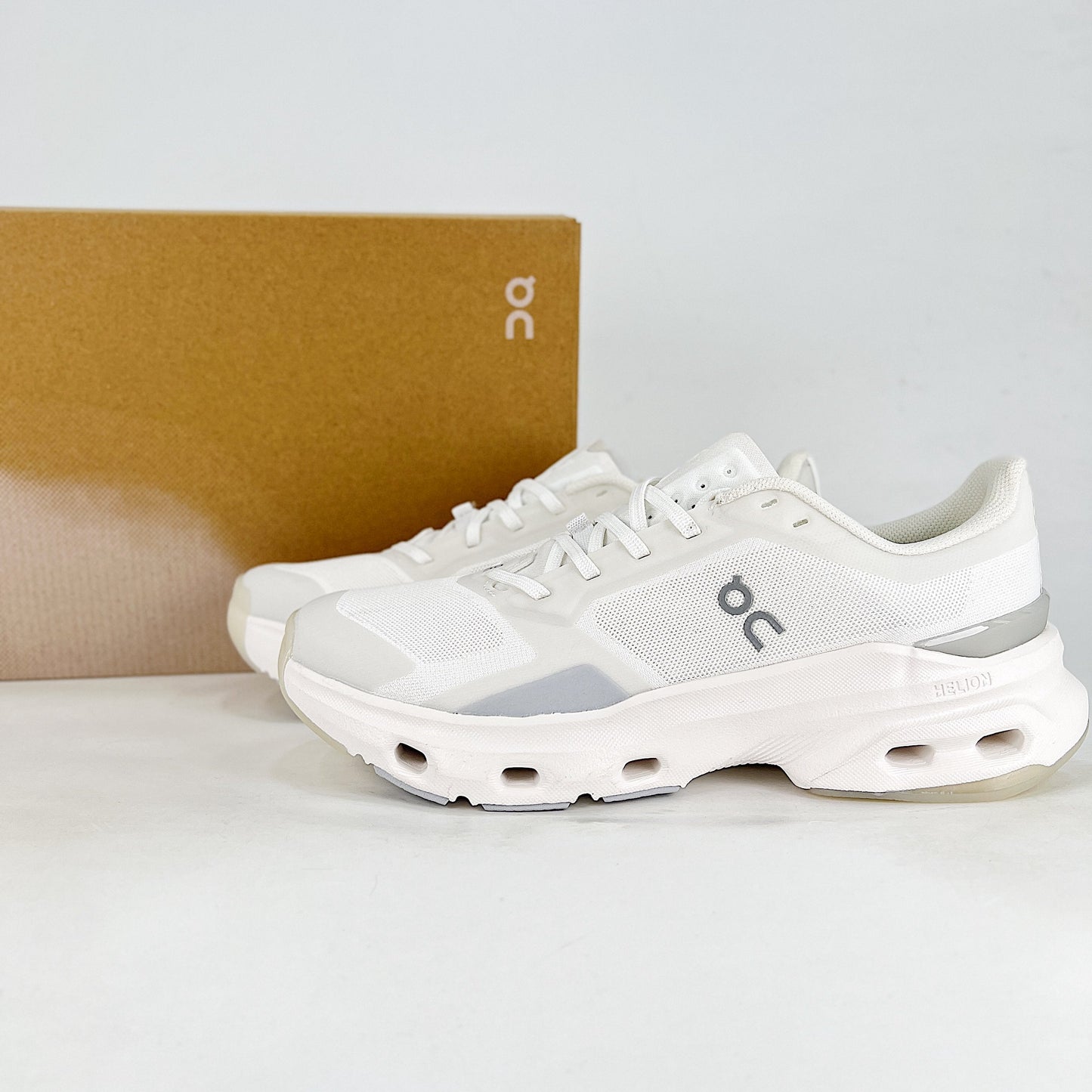 On Running Cloudmonster – All White Unisex Maximum Cushion Running Shoes