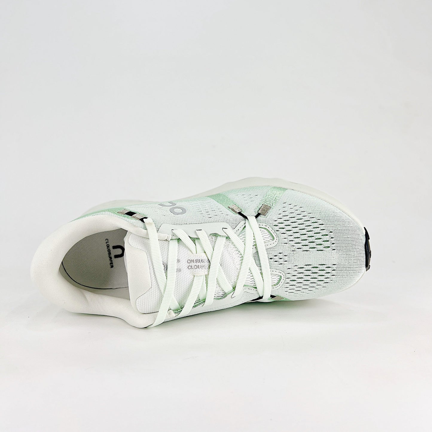 On Running Cloudeclipse – Mint & White Unisex High-Performance Road Running Shoes