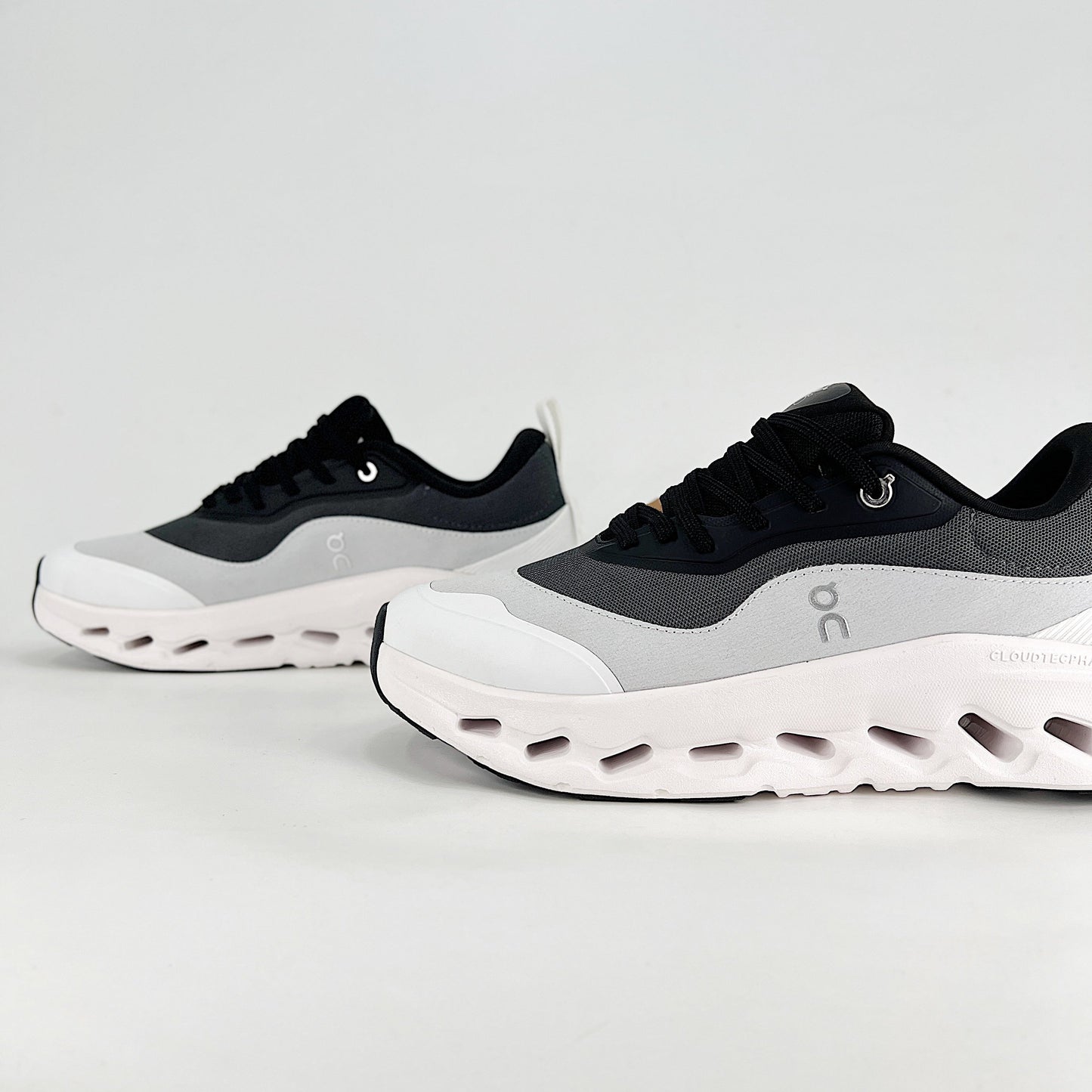 On x Loewe Cloudsurfer – Black & Charcoal Grey Unisex Premium Collaboration Lightweight Lifestyle Sneakers