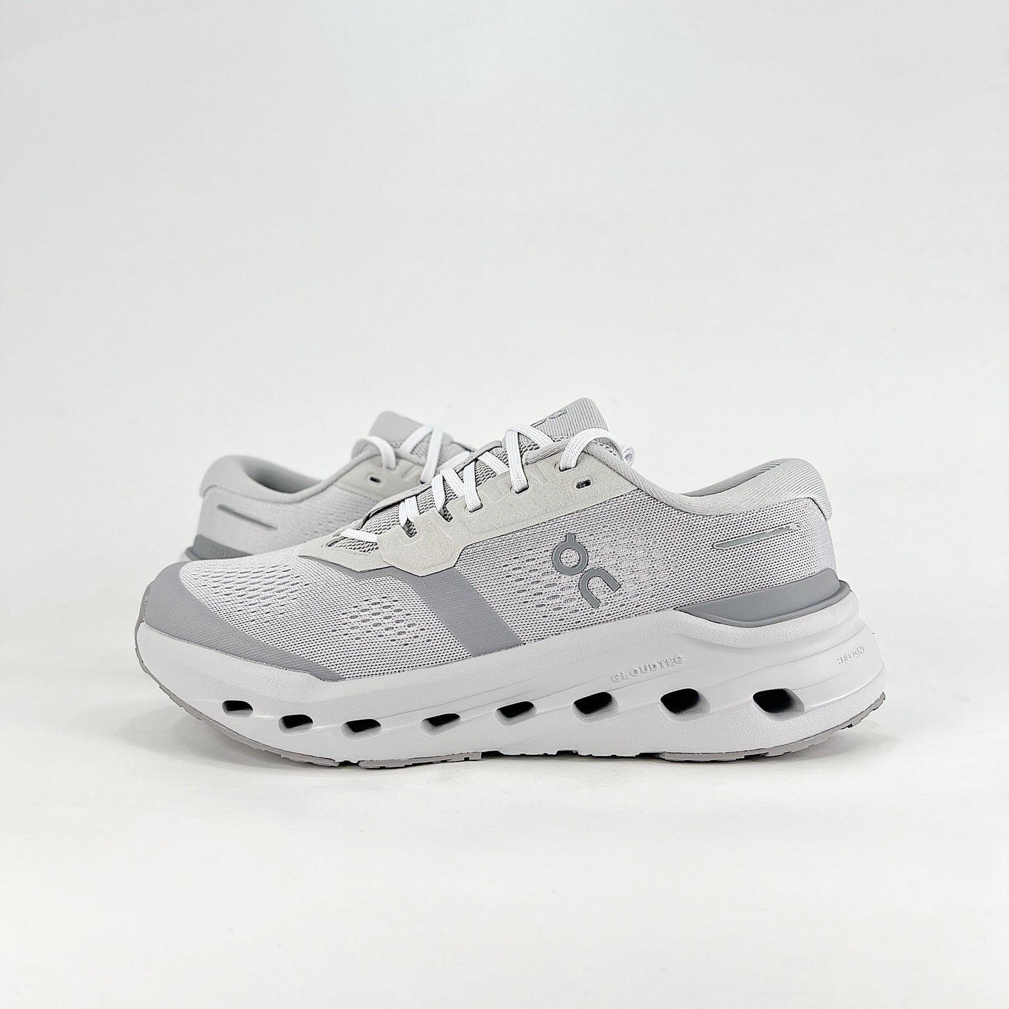 On Cloudrunner 3 – White & Glacier Grey Unisex Lightweight Breathable Running & Lifestyle Shoes