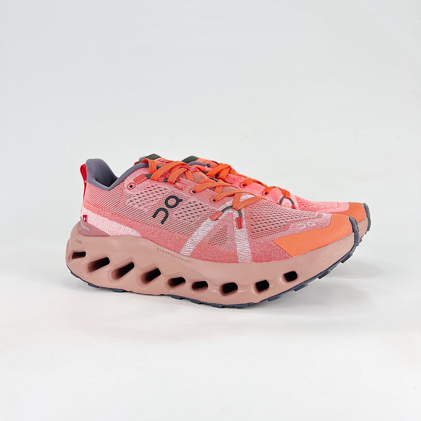 On Cloudsurfer Trail – Rose Terracotta & Burnt Orange Unisex Lightweight Breathable Trail Running Shoes