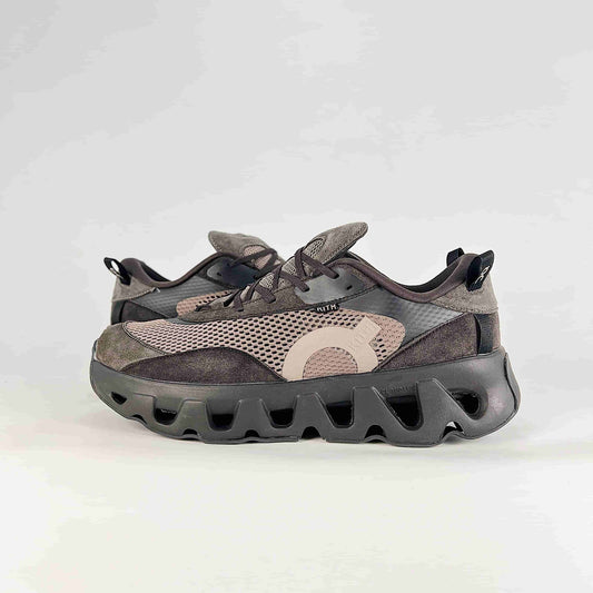 On Running x KITH Cloudrift – Dark Chocolate Brown & Taupe Unisex Limited Edition Lifestyle Shoes