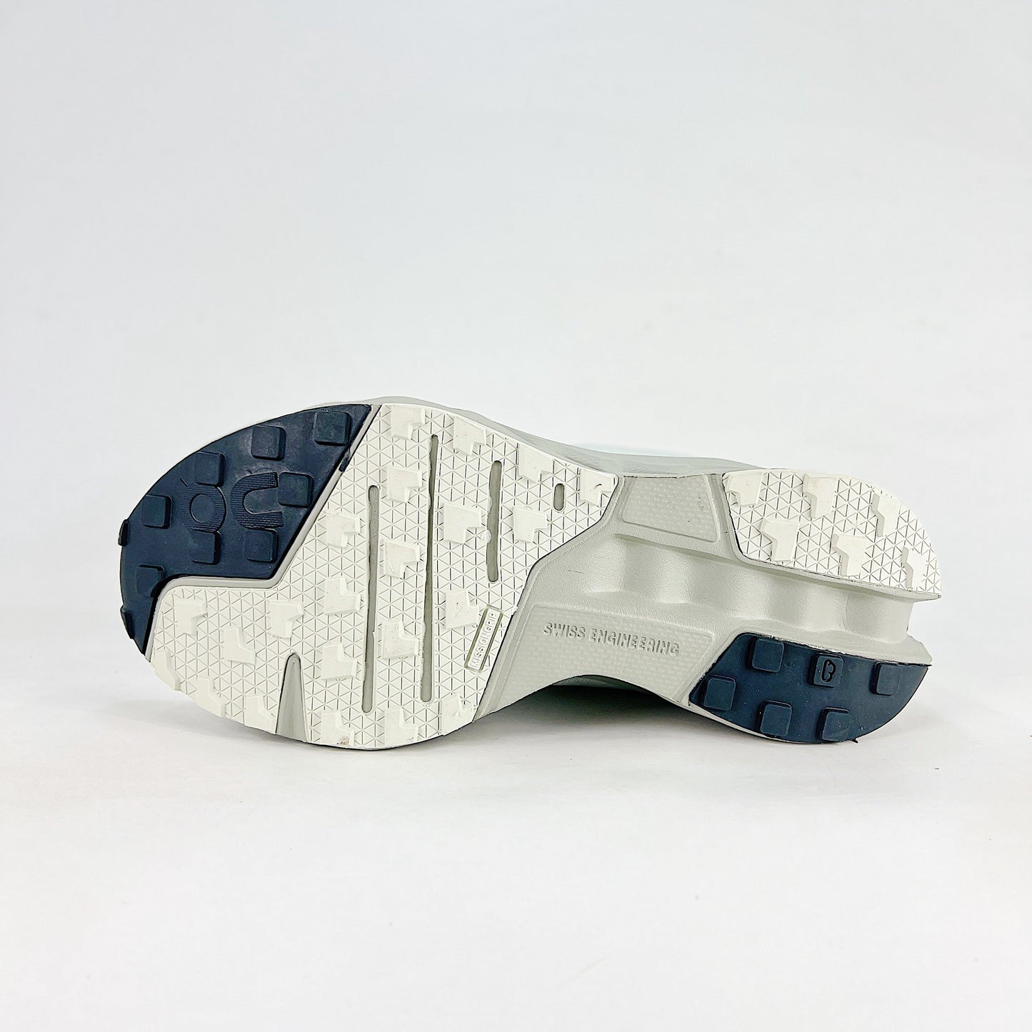 On Cloudsurfer 2 – White & Mineral Grey Unisex Soft Cushioned Breathable Running Shoes