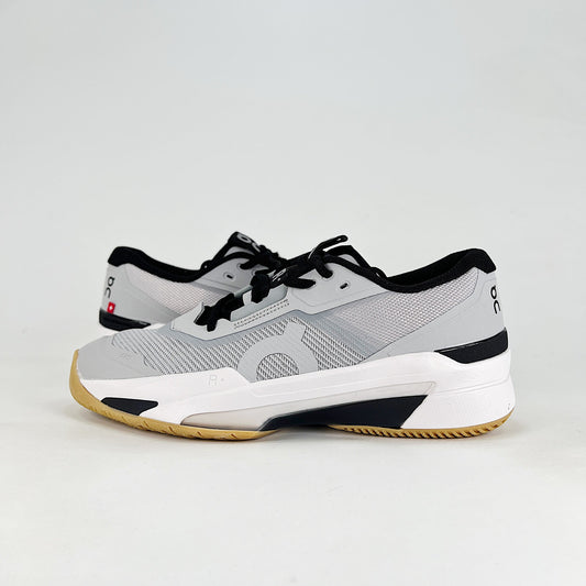 On The Roger Pro Padel – Ice Grey & White Unisex Breathable Anti-Slip Shock-Absorbing Padel Court Shoes