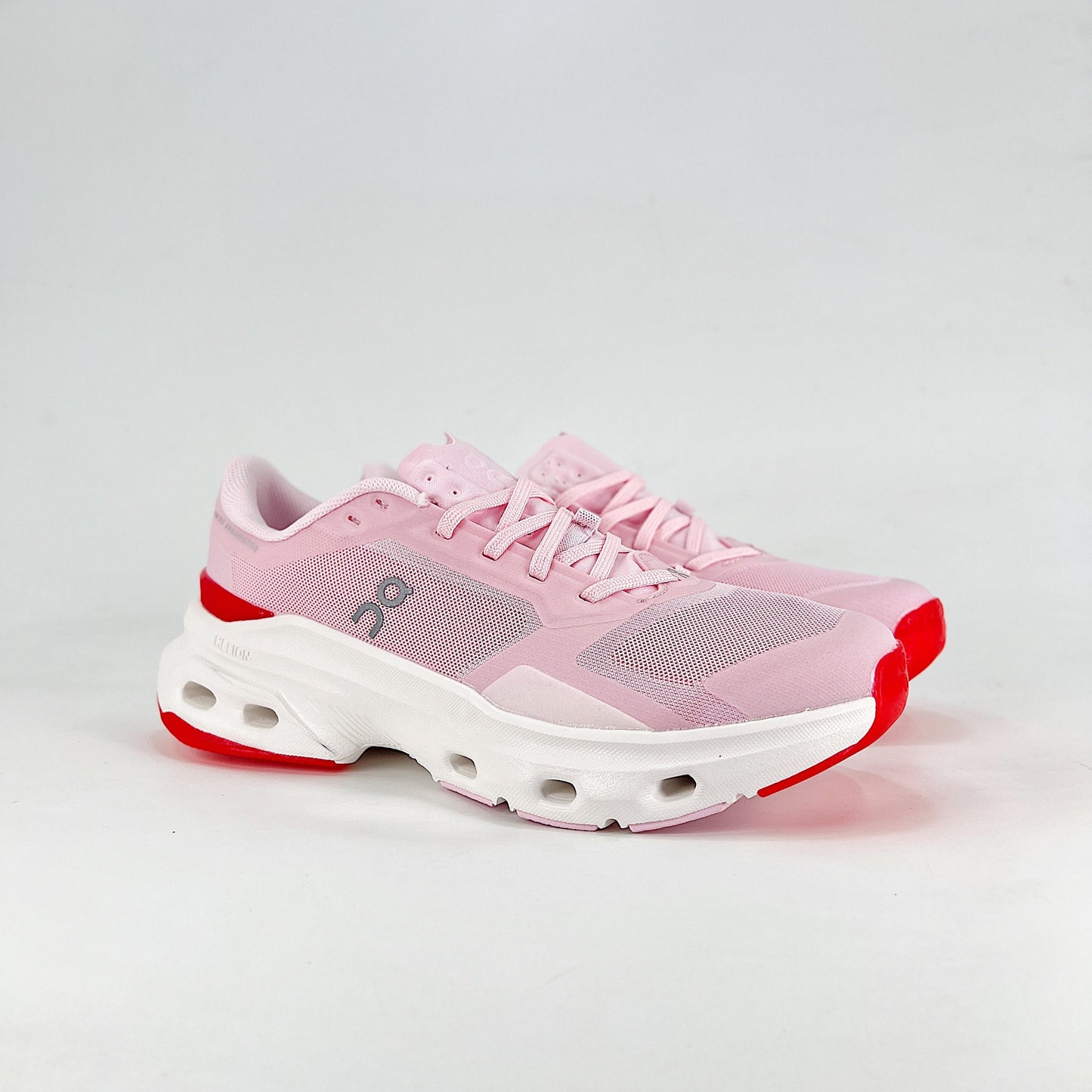 On Running Cloudmonster – Blossom & Red Women's Maximum Cushion Running Shoes