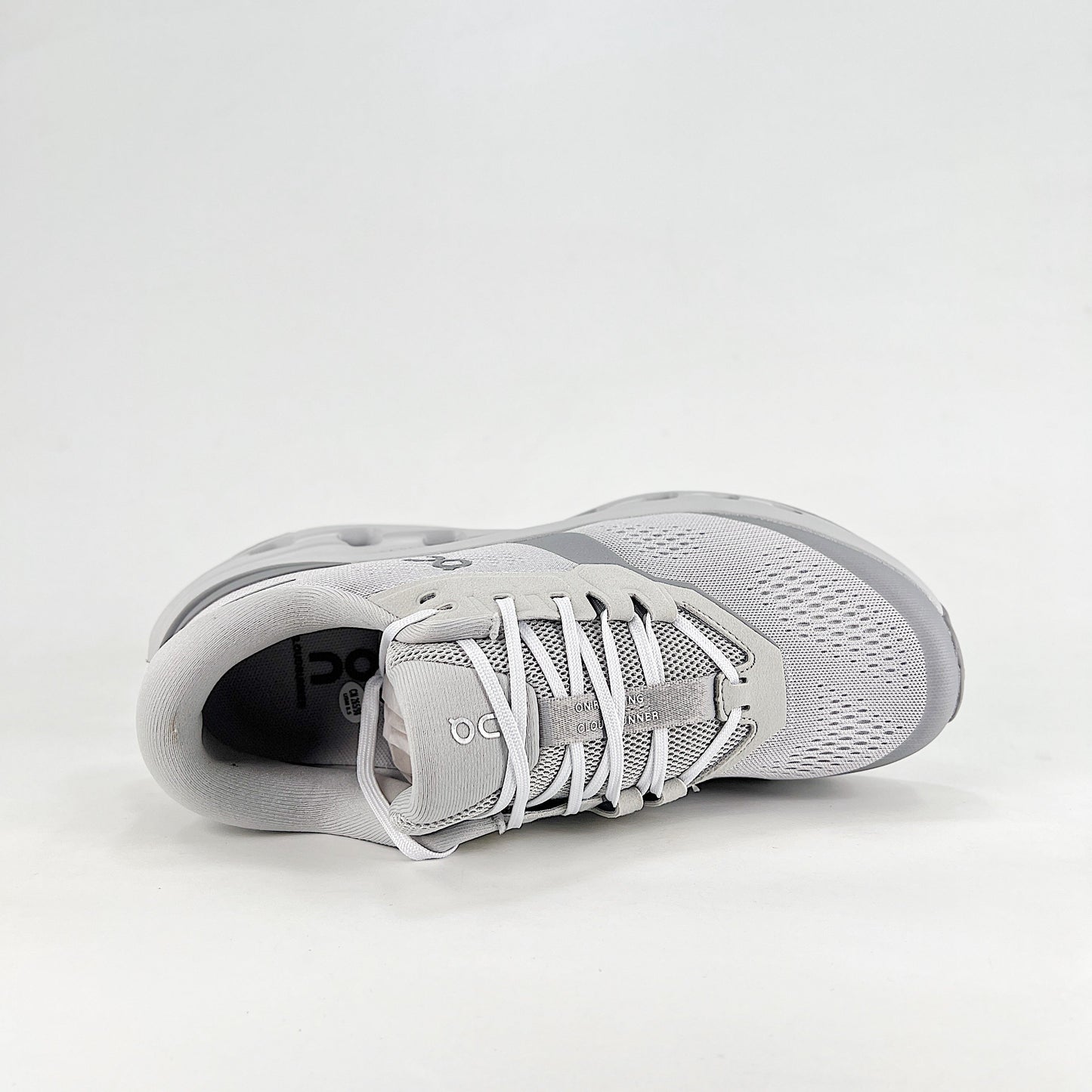 On Cloudrunner 3 – White & Glacier Grey Unisex Lightweight Breathable Running & Lifestyle Shoes