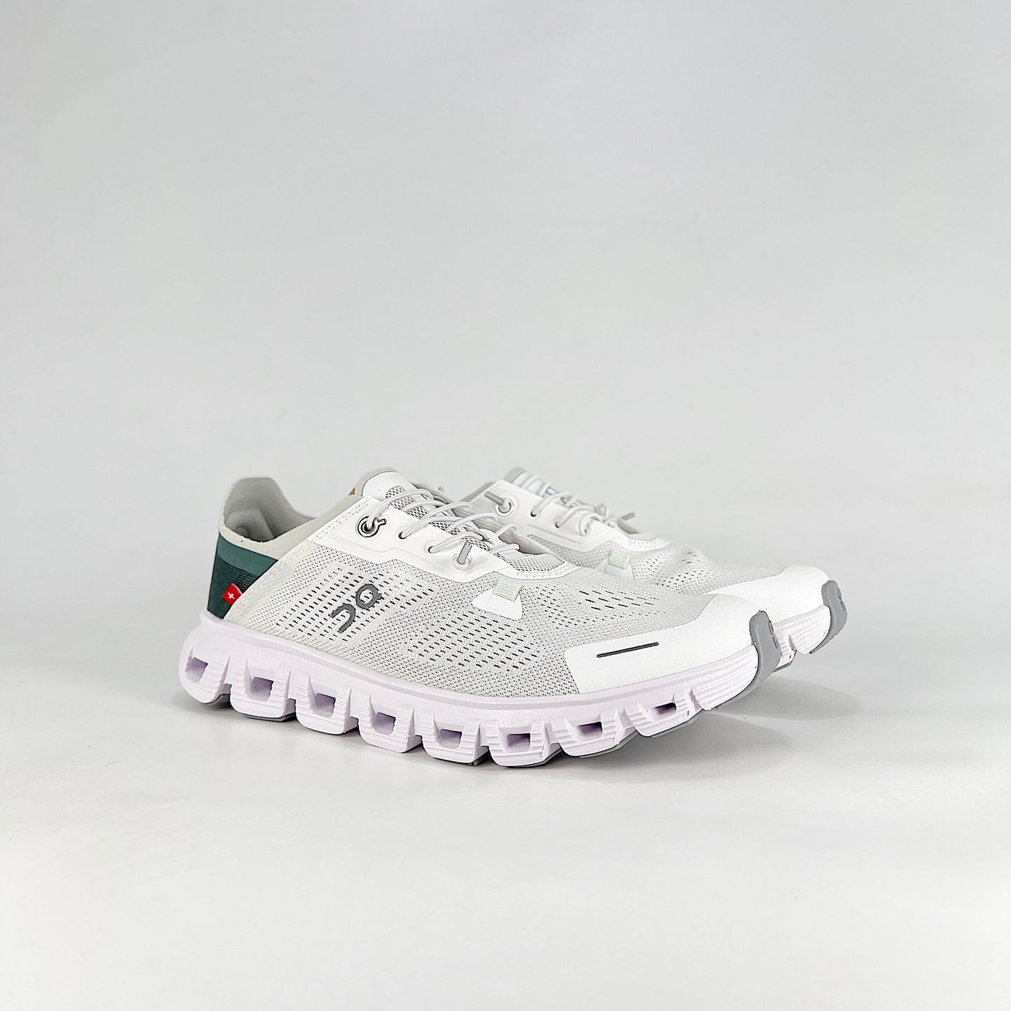 On Cloud 6 Coast – White & Sage Green Unisex Lightweight Breathable Running & Lifestyle Shoes