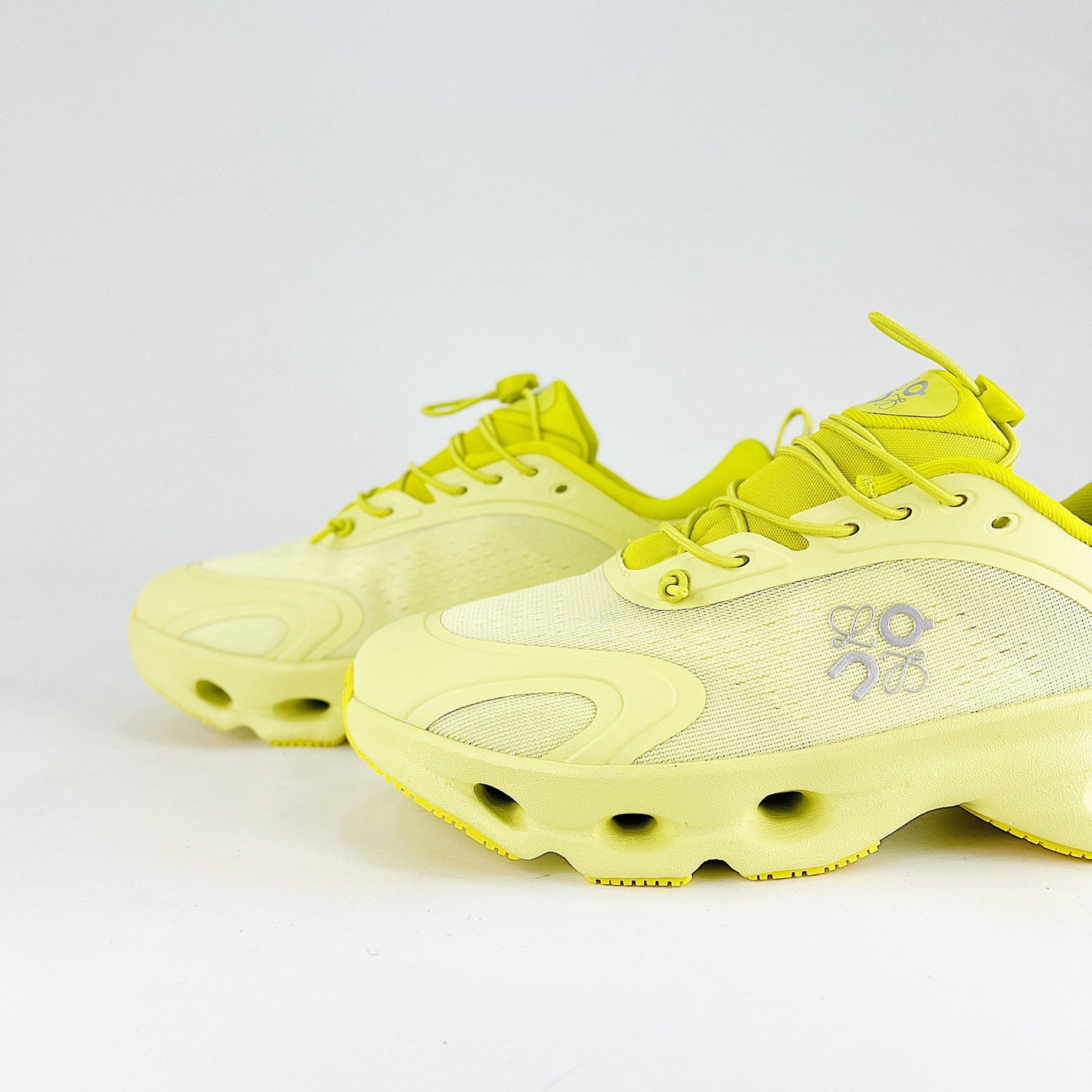 On x Loewe Cloudaway – Acid Yellow & Lime Unisex Premium Collaboration Lifestyle Sneakers