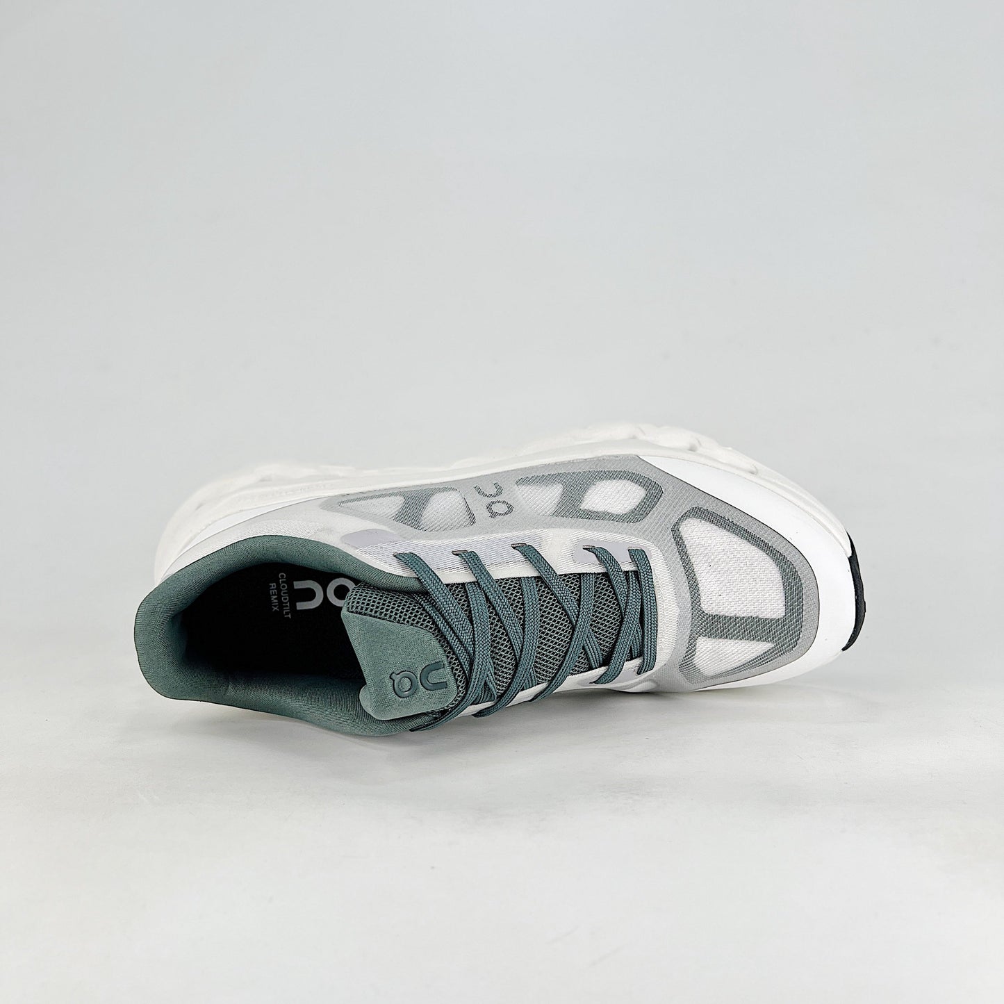 On Cloudtilt Remix – Glacier White & Forest Green Unisex Comfortable Supportive Running & Lifestyle Shoes