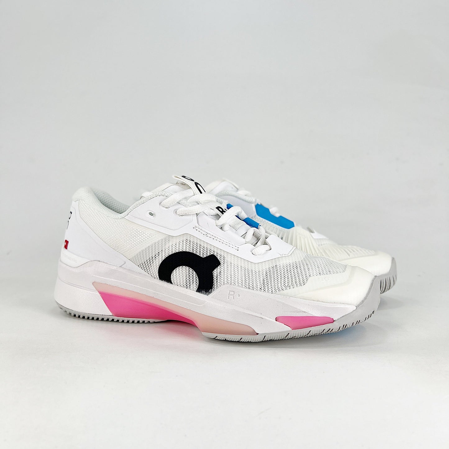 On The Roger Pro Fire – White & Hot Pink Unisex Breathable Anti-Slip Tennis Shoes