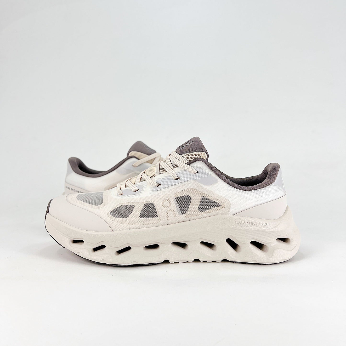 On Cloudtilt Remix – Pearl White & Mocha Grey Unisex Comfortable Soft Running & Lifestyle Shoes